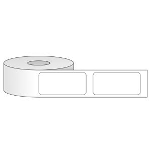 Tem nhãn - Decal trắng dạng cuộn 25.4mm x 53.975mm