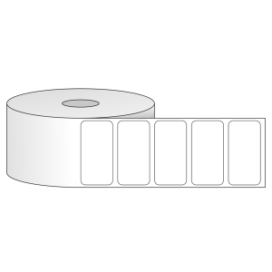 Tem nhãn - Decal trắng dạng cuộn 44.45mm x 22.225mm