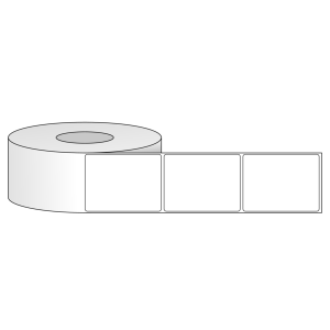 Tem nhãn - Decal trắng dạng cuộn 76.2mm x 101.6mm - Đường kính ngoài 203.2mm
