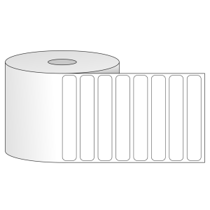 Tem nhãn - Decal trắng dạng cuộn 76.2mm x 12.7mm