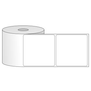 Tem nhãn - Decal trắng dạng cuộn 76.2mm x 76.2mm