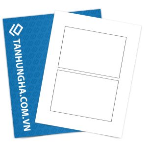 Tem nhãn - Decal dán trắng 152.4mm x 101.6mm dạng tệp