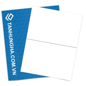Tem nhãn - Decal trắng 216mm x 140mm dạng tệp