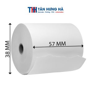 Giấy in bill nhiệt K57x38 (rộng 57mm, Ø 38mm)