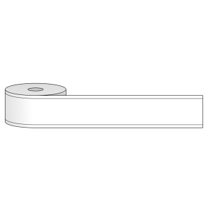 Tem nhãn - Decal trắng dạng cuộn liên tục 50.8mm x 39.31728m