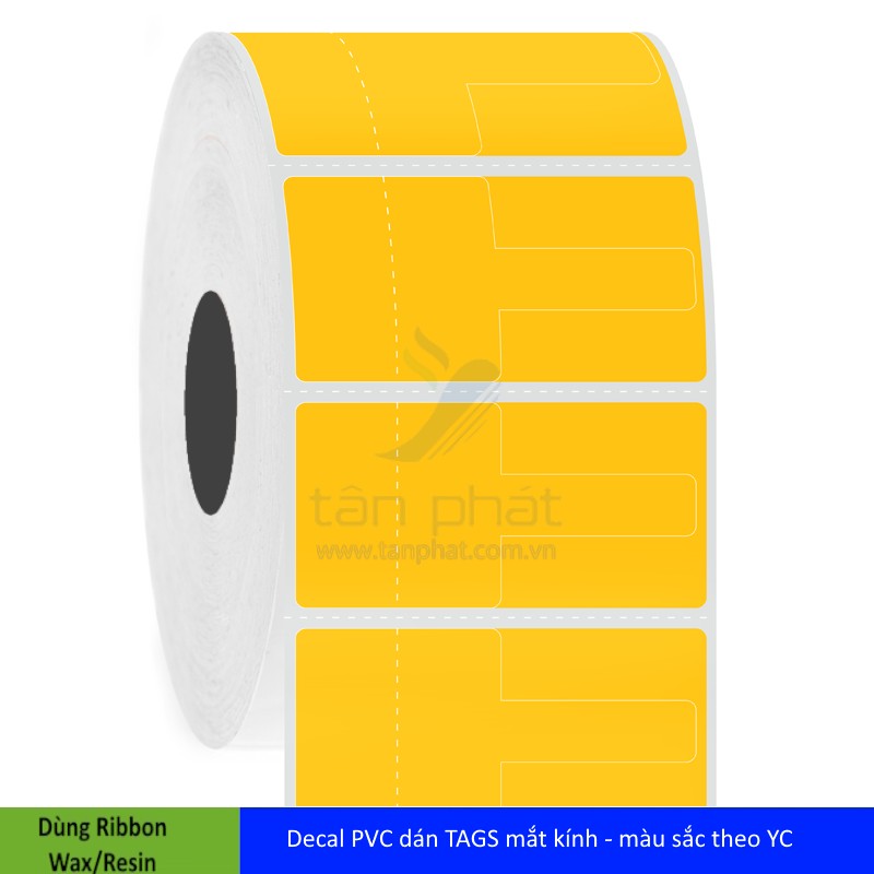 Giấy in tem kính PVC 28x37x50M