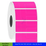 Giấy in tem kính PVC 14x27x50M ( 14 x 2 tem + đuôi 45x7)