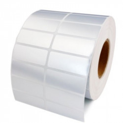 Giấy in mã vạch xi bạc 2 tem 50x12x50m