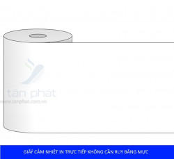 Giấy in cảm nhiệt 100x50M ( không cán)