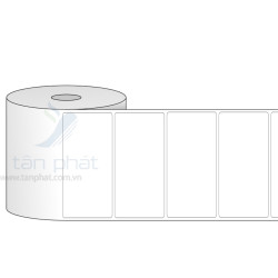 Giấy in mã vạch 1 tem 70x25x50M (Bo góc)