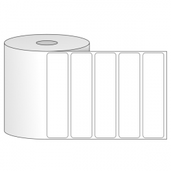 Giấy in mã vạch PVC 1 tem 66x18x50m