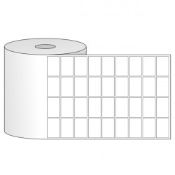 Giấy in mã vạch PVC 4 tem 22x18x50m