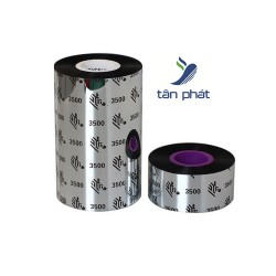 Mực in mã vạch Wax/Resin ZEBRA A3500 (A3500BK11030) 110x300m