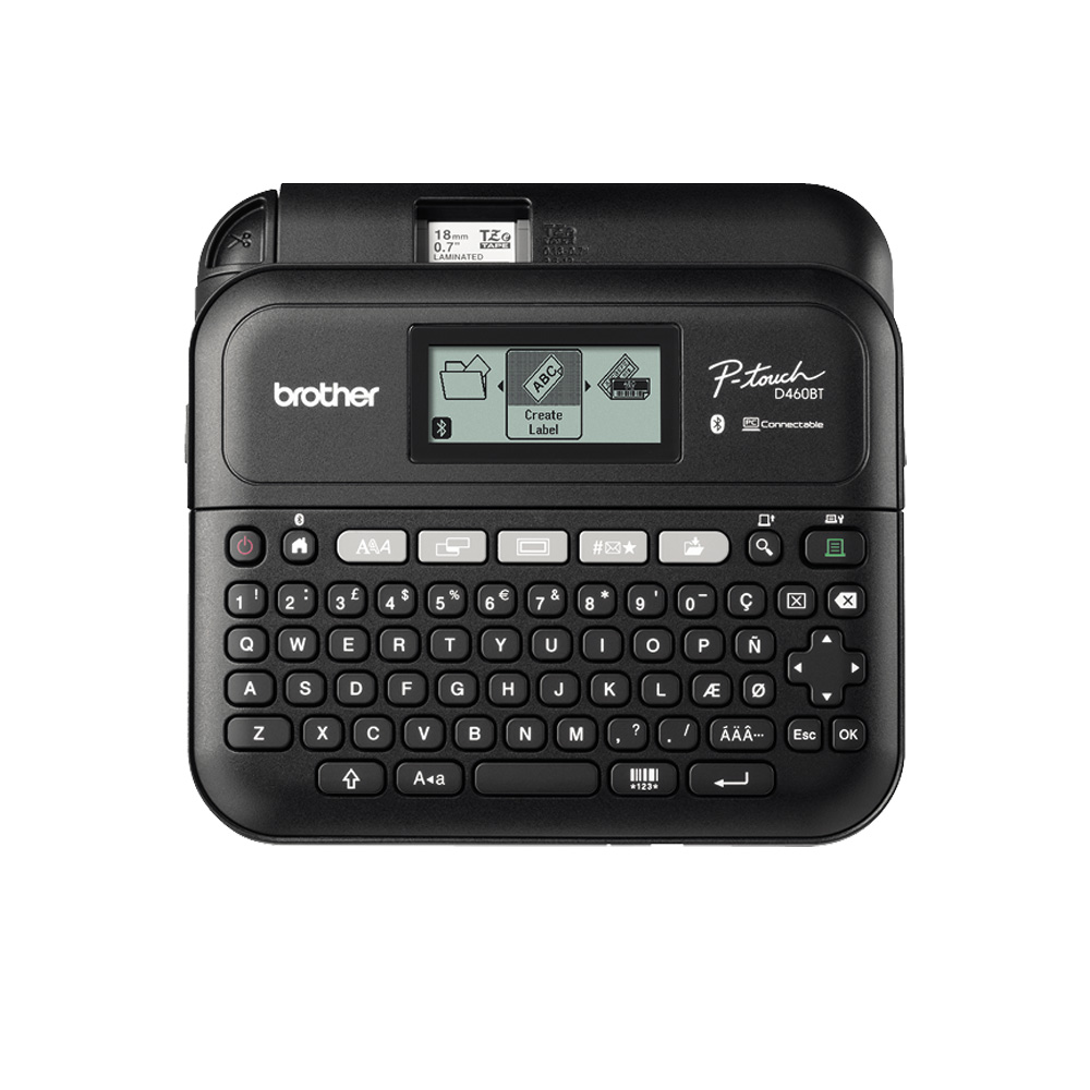 Máy in nhãn Brother PT-D460BT (USB+Bluetooth)