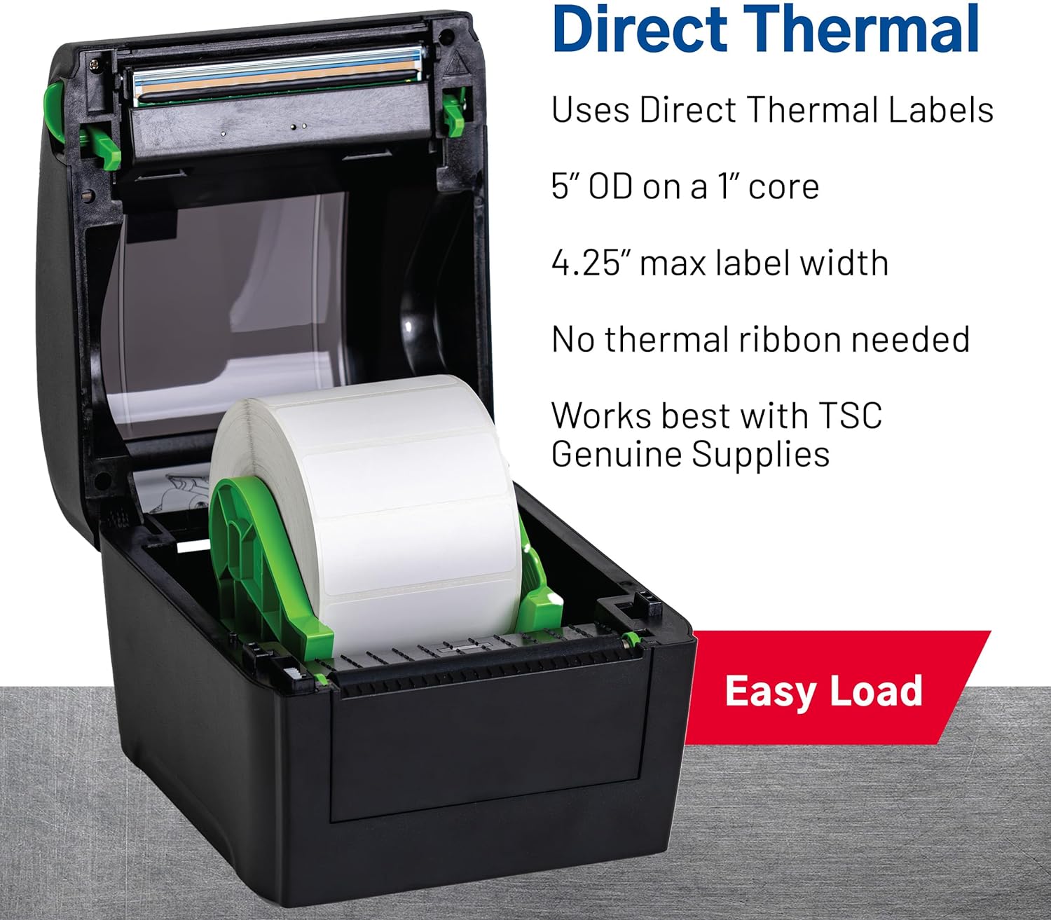 máy in mã vạch TSC DA210 in tem nhãn trực tiếp