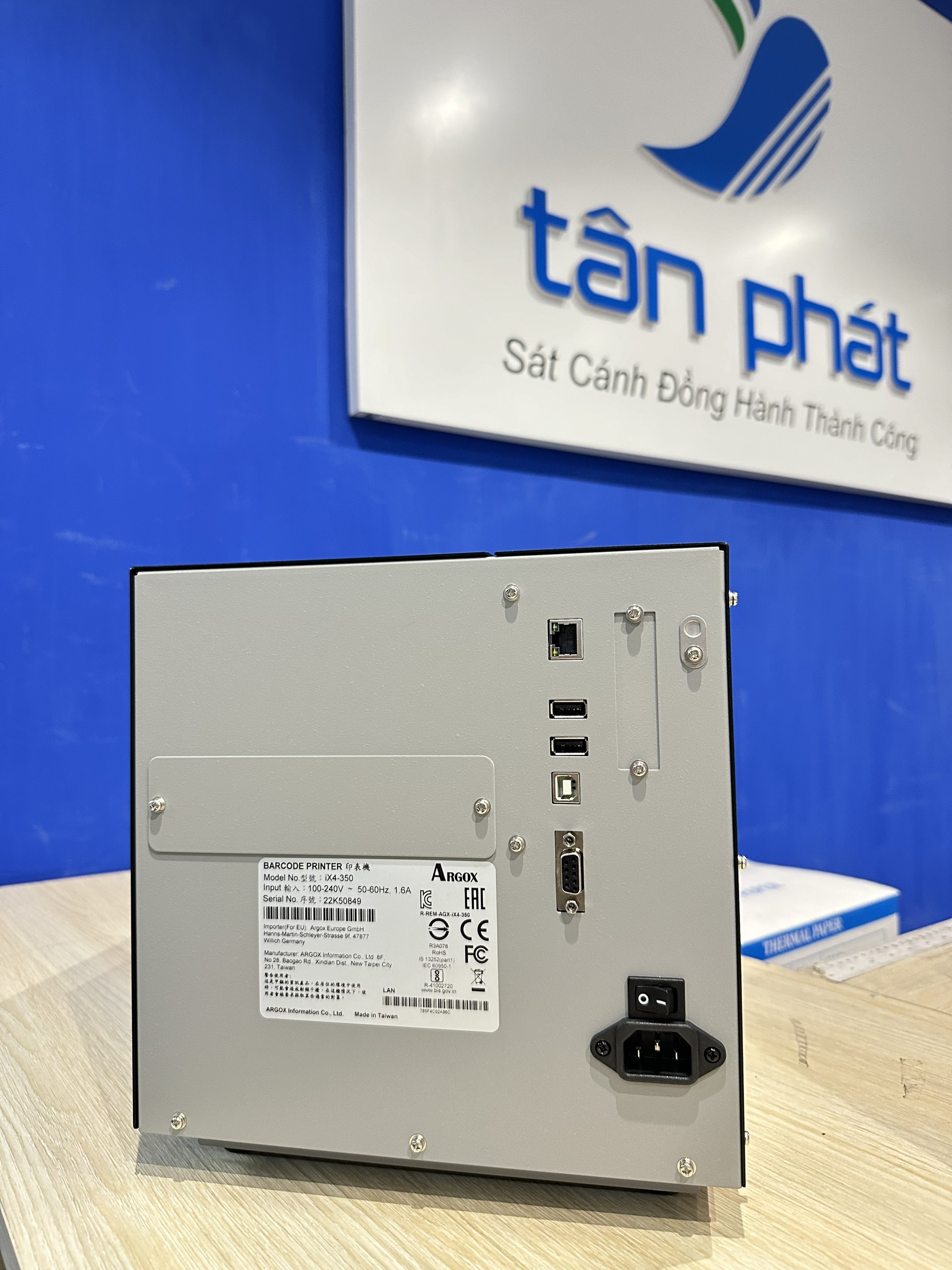 Cổng kết nối của Argox IX4-350