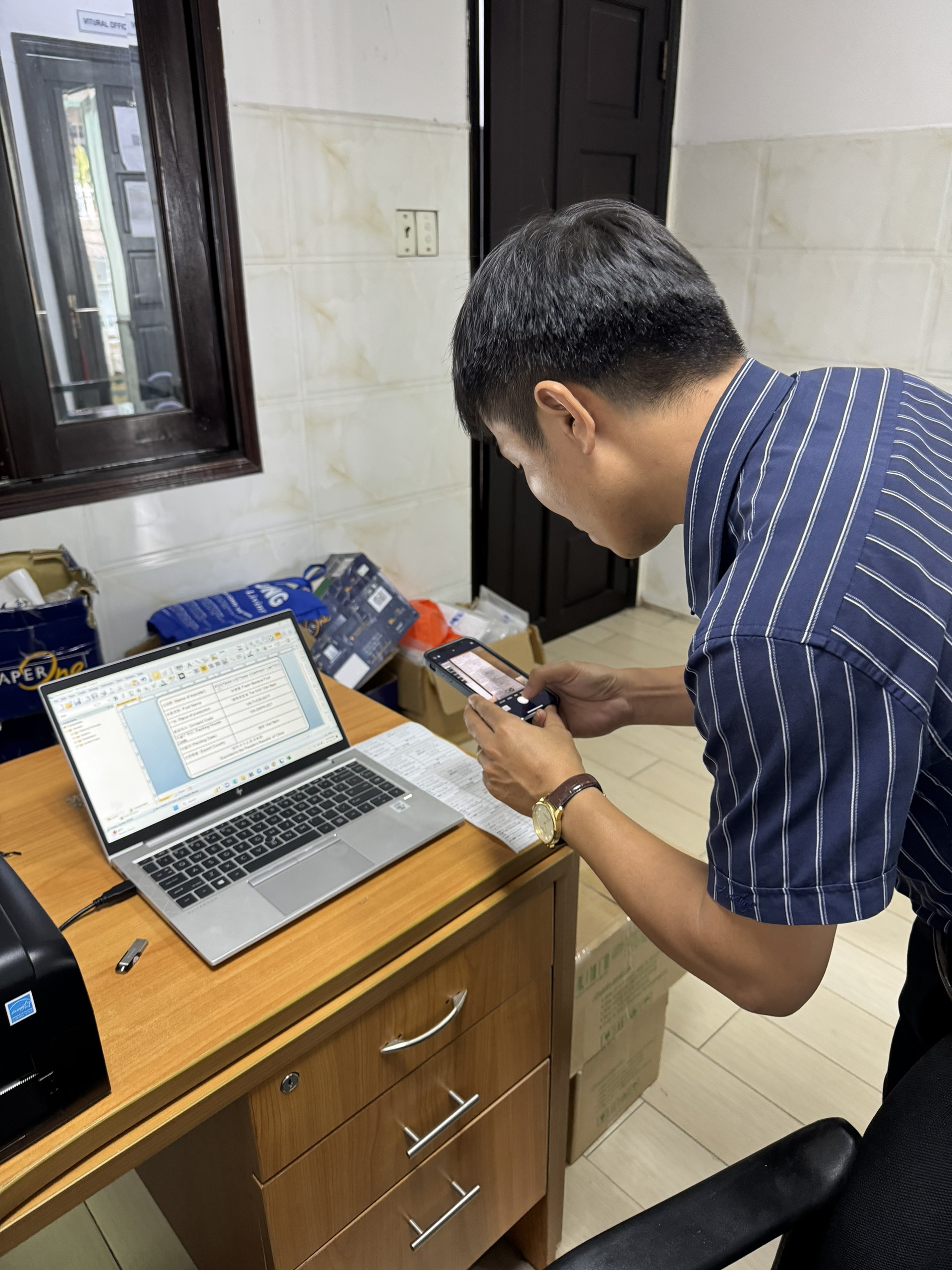z5185187159968_9d6a91844b8d87a074192754407dc18b hình ảnh thực tế của Godex EZ530