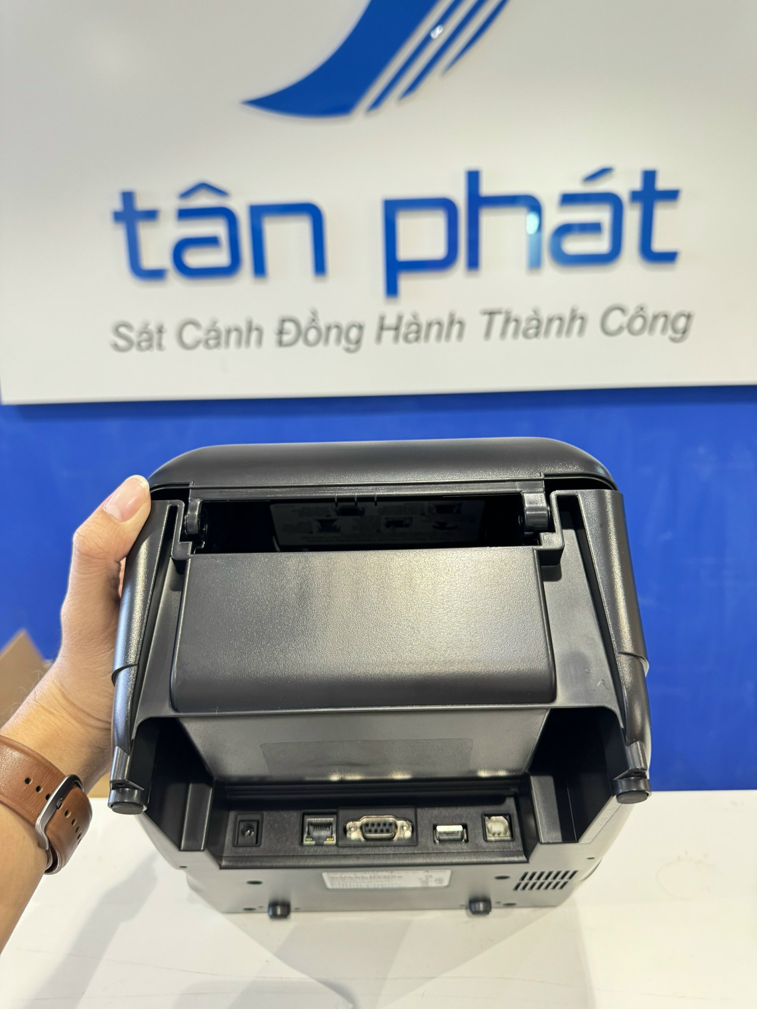 hình ảnh thực tế cổng kết nối của Máy in mã vạch Argox CX-2140 - tanphat.com.vn